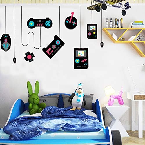 WİNDVALE Oyunu Duvar Çıkartmaları Oyun Denetleyicisi Joystick Video duvar çıkartmaları için Genç Erkek Odası Çocuk Yatak Odası
