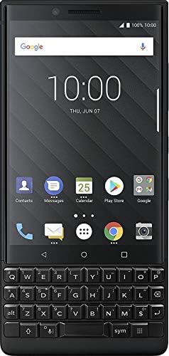 BlackBerry KEY2 BBF100-2 64GB Kilitli GSM Android Akıllı Telefon-Siyah