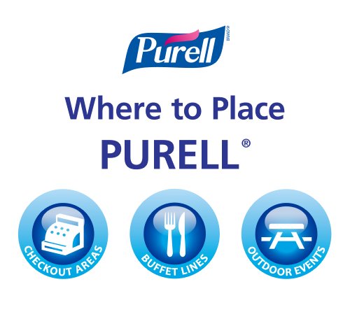 Purell 3080-04-CMRSRNK Gelişmiş El Dezenfektanı Ekonomi Boyutlu Pompa Şişesi, 33.8 Fl Oz (4'lü Paket)