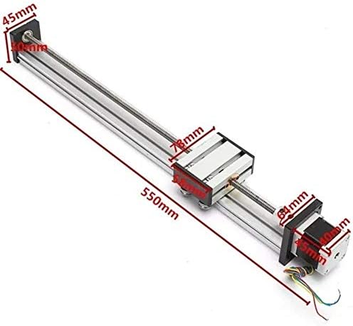 IREANJ Lineer kılavuz Rayı İnme 400mm Aktüatör CNC Doğrusal Hareket Kurşun Vida Slayt Sahne ile 42 Step Motor Doğrusal Hareket