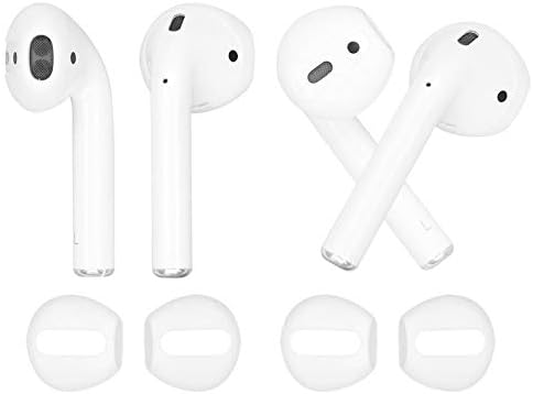 IıEXCEL (Fit Durumda) 4 Pairs Yedek Süper İnce İnce Silikon Kulaklık Kulak İpuçları ve Kapakları Cilt Aksesuarları için Apple