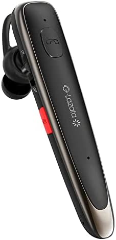 Mikrofonlu Glazata Bluetooth Kulaklık - iPhone Samsung Cep Telefonu için Kulak İçi Handsfree Kulaklıkta Net 24 saat Konuşma-Siyah