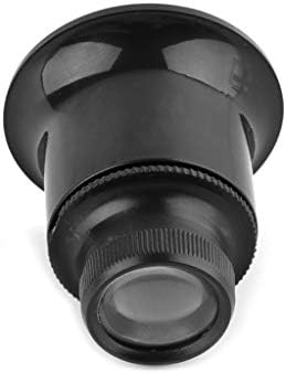 BOBEİNİ 20X Kuyumcu İzle Büyüteç Aracı Monoküler Büyüteç Büyüteç Lens Siyah