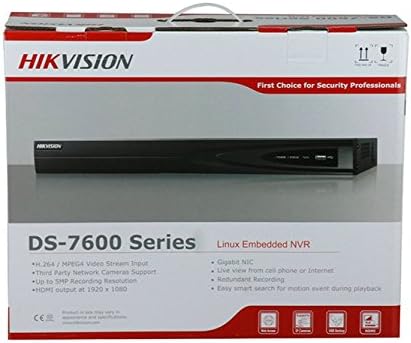 Hikvision DS-7604NI-E1 / 4P Gömülü Tak ve Çalıştır Ağ Video Kaydedici, 1 TB HDD-Siyah