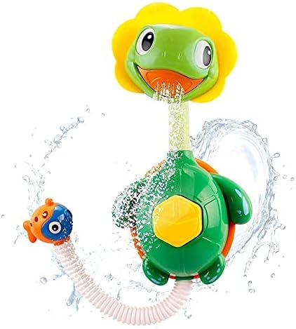 Küçük Bado Kaplumbağa Bebek banyo oyuncakları Sprey Banyo Küvet Çeşme çocuk için oyuncak duş başlığı Yüzen Küvet Duş Havuzu Banyo