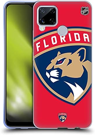 Kafa Kılıfı Tasarımları Resmi Lisanslı NHL Büyük Boy Florida Panthers Yumuşak Jel Kılıf Realme C15 ile Uyumlu