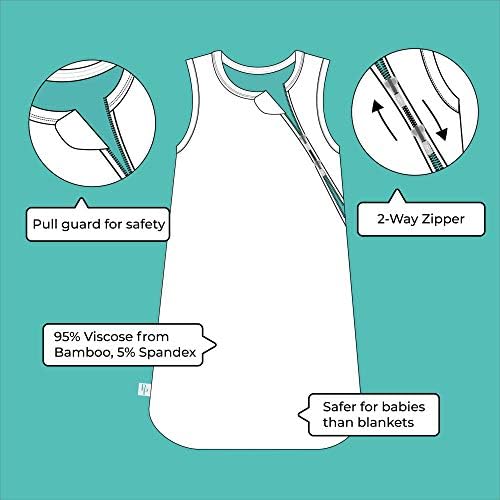 Posh Fıstık Bebek Giyilebilir Battaniye-Yenidoğan Kolsuz Ruffled Uyku Tulumu 1.0 Tog Kızlar için-Viskon Bambu Bebek Giyim-Lana