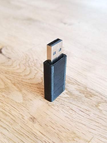 USB Fare Jiggler-Uyku/Kilit/Boşta Kalmayı Önlemek için Küçük Hareketler-Windows ve Linux-Turuncu