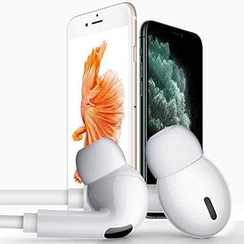 Kablolu Kulaklık Kulaklık için Mikrofon ve Ses Kontrolü ile iPhone 12 Pro, aktif Gürültü Iptal Kulaklık Kulaklık kulaklık ile