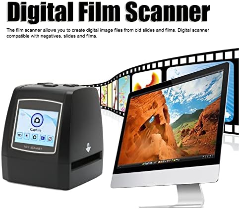 Film Tarayıcı, Dayanıklı Çoklu Dil Desteği Mobil Film Tarayıcı Film Stüdyosu için Negatifler için Renkli LCD Ekran(1)