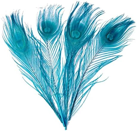 10 Adet Boyama Tavuskuşu Tüyleri El Sanatları Uzunluğu 10-12 inç Tavuskuşu Tüyü DIY Takı Dekoratif Sülün Tüyleri (Renk: Turuncu