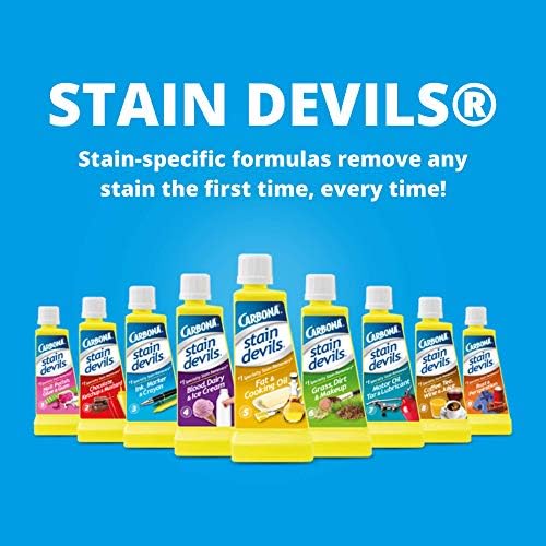 Carbona Stain Devils ® 6-Çim, Kir ve Makyaj | Profesyonel Mukavemetli Çamaşır Leke Çıkarıcı / Çok Kumaşlı Temizleyici / Cilt