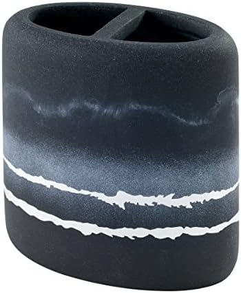 Avanti Linens Now House Jonathan Adler Buhar Koleksiyonu, Diş Fırçası Tutucu, Siyah