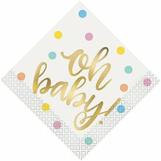 Oh Bebek Peçeteleri-Parti Malzemeleri-16 Adet Parti peçeteleri Parti malzemeleri Doğum Günü dekorasyon Parti süslemeleri Bez