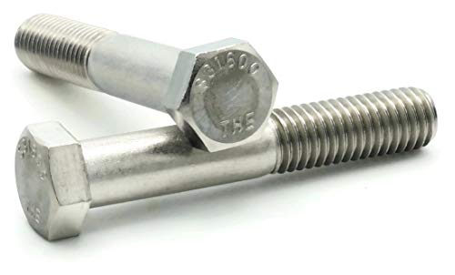 Altıgen Başlı Vidalar 316 Paslanmaz Çelik-1/4-20 X 5-1/2 Kısmi Diş Adet-1.000
