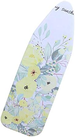 homozy Elastik Kenar Ütü Masası Örtüsü (Bahar Çiçeği), Kavurucu ve Lekelenmeye Karşı Dayanıklıdır Ağır Hizmet Tipi Yastıklı Elastik