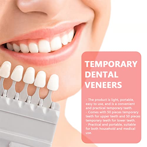 Healifty Diş Geçici Taç Veneers - 200pcs Diş Dolum Termal Boncuk Diş Kaplamalar Geçici Diş Tamir Kiti Değiştirmeleri için Eksik