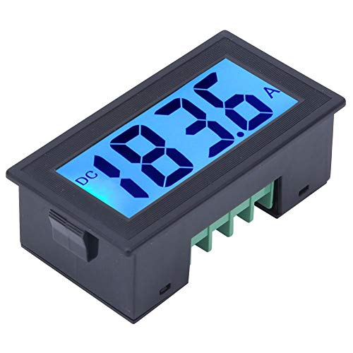 LCD Voltmetre DC Dijital Gerilim Metre Cihazı AC100-240V YB5135DB Voltmetre Paneli Mavi Aydınlatmalı (DC 0-500 V)