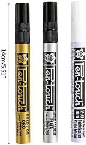 0.7 / 1 / 2mm İpucu Akrilik Boya İşaretleyiciler Seti Yağ Bazlı Boya Kalemleri Metalik Renkler için Ahşap Deri Plastik Kumaş
