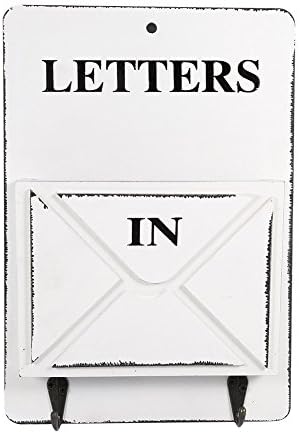 Duvara Monte Posta Kutusu, Dayanıklı Mektup Rafı Retro Mektupları Saklamak için Dekorasyon için Uygun Ahşap Kartpostallar, Gazeteler(W261803
