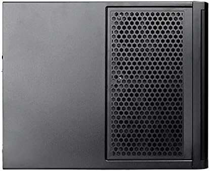 SilverStone SST - DS380-Kapılı Kasa Saklama Mini-ITX Bilgisayar Kasası, siyah