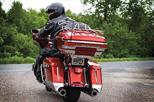 Kuryakyn 862 Motosiklet Ses Bileşeni: 12 Kütük Anten için Harley-Davidson, Hint, Zafer Motosikletler, Yuvarlak / Yivli, İki Tonlu