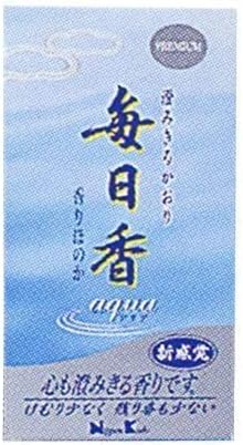 Premium Mainichi Tütsü Aqua Nippon Kodo (Tütsü Çubukları/Mum Tütsü Çubukları) x 5 Yukarıdaki Satın Alma ile