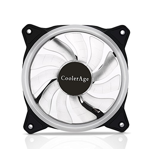 CoolerAge CF12025 Soğutucu Bilgisayar LED Fan 120mm Soğutma Fanı Bilgisayar Kasası CPU Soğutucu Su Soğutma DC 12 v 1200 RPM 3