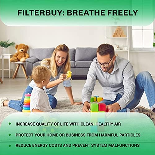 Filterbuy 24x25x4 Hava Filtresi MERV 11, Pileli HVAC AC Fırın Filtreleri (12'li Paket, Altın)