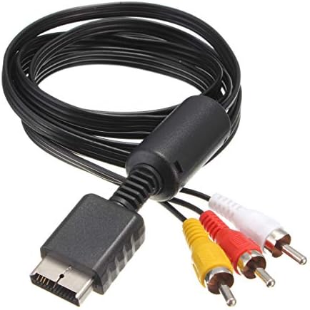 E-üstün 1 ADET AV kablosu 3 RCA kablosu Sony Playstation PS2 PS3 PSX 1.8 m/6ft için