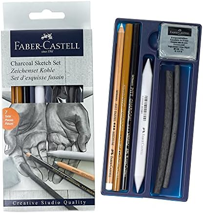 Faber-Castell Klasik Eskiz Seti-6 Parça Grafit & Pastel Kalem Eskiz Seti