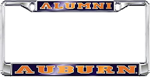 Dixie Dawgs Auburn Tigers Arabanın Önü veya Arkası için Metal Kubbeli Plaka Çerçevesi Resmi Lisanslı (Mezunlar)