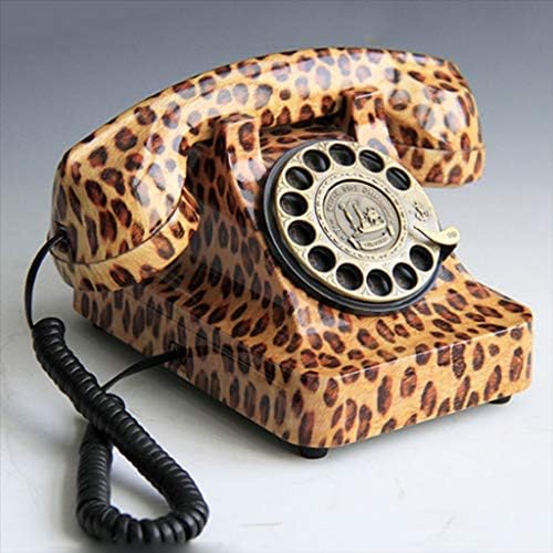 BEİGOO Retro Telefon Kişilik, Eski Moda Avrupa Tarzı Plastik Metal Antika Döner Arama Yaratıcı Dekoratif Telefonlar-B
