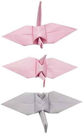 1000 Origami Kağıt Vinç Pembe Gölge 3x3 inç 500 1000 Origami Kağıt El Yapımı Katlanır Düğün Dekorasyon için, japon Düğün,