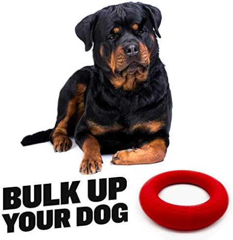 Bully Max Çiğneme Halkası Oyuncak Güç Çiğneyiciler, Büyük Köpekler ve Çukur Boğalar için Uzun Ömürlü Köpek Çiğneme Oyuncağı.