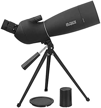 Sporte 25-75x70 yüksek çözünürlüklü su geçirmez sight, taşıma çantası teleskop BAK4 ile 45-degree mercek, hedef kuşlar için kullanılan